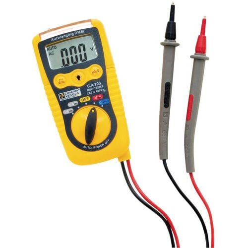 Chauvin Arnoux C.A 703 Multimeter Digitaal CAT IV 600 V, CAT III 1000 V
