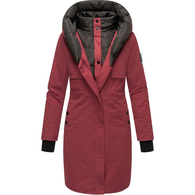 Navahoo dames winterjas Snowelf – Licht & Warm met magneetsluiting