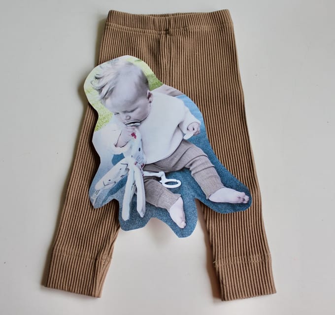 MiniMidi - Baby Legging Ribgebreid - Kinder Legging Ribgebreid - Brown 74/80