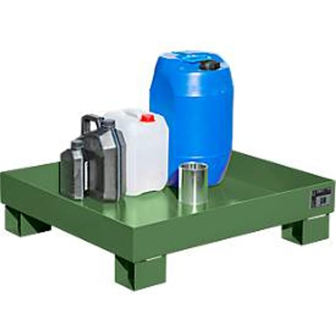 Lekbak AW60-2 groen RAL6011