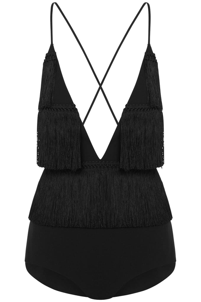 Moschino Fringed Bodysuits Black Taglia: 38 | Costumi Interi Outlet | Donna | Nero