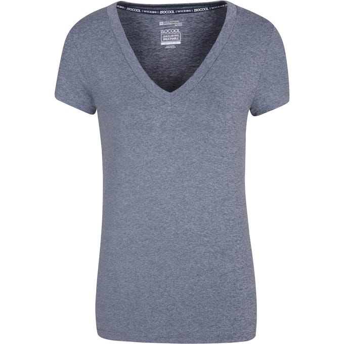 Mountain Warehouse Dames/Dames Vitaliteit V Hals T-shirt (Marine)