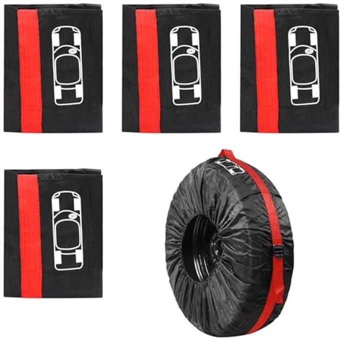 Set van 4 waterdichte autobandhoezen voor 19-23 inch wielen