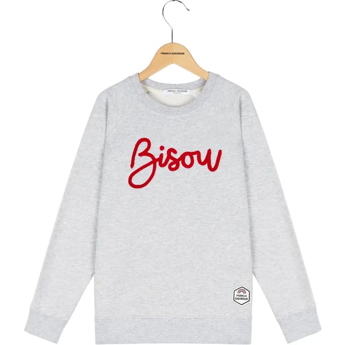 Sweatshirt ronde hals kind French Disorder Bisou