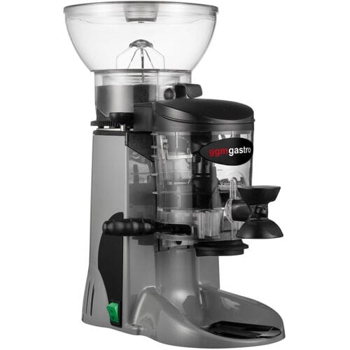 GGM Gastro Kaffeemühle - 1kg - 77dB - Mit Dosierer - Grau Grijs / Zwart