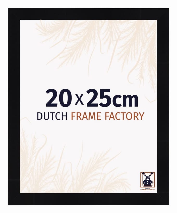 Fotolijst 20x25 cm - MDF - Zwart Hoogglans - Praag