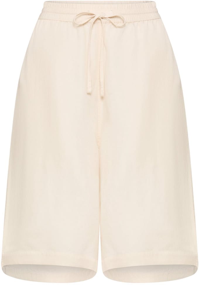 camel active Bermudashorts met trekkoord - Maat womenswear-28IN - Melkwit