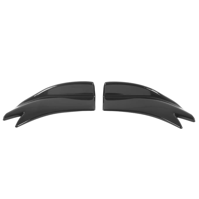 Universele Achterbumperlip Diffuser Splitter Spoiler Achterlip Krasbeschermer black