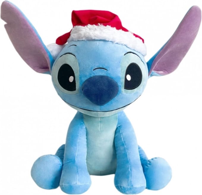 Simba Toys plush Disney Stitch - Lilo & Stitch knuffel met Santa Hat - 50cm