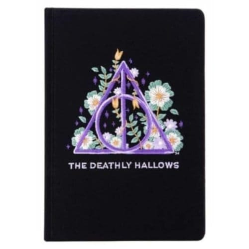 Harry Potter: Deathly Hallows Embroidered Journal - Harry Potter - Insight Editions