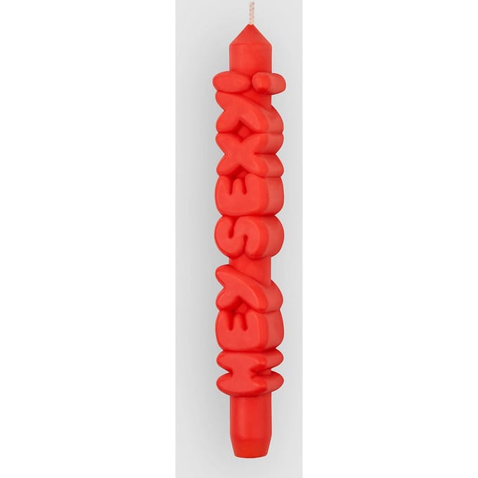 CandleHand Hey Sexy! 3D Taper Kaars rood