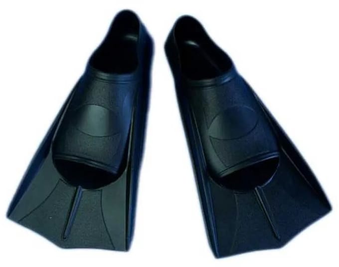 Leisis Silicon Short Zwemvliezen Zwart EU 33-34
