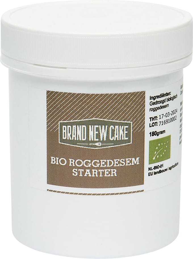 BrandNewCake Rogge Desemstarter Poeder Biologisch 180g