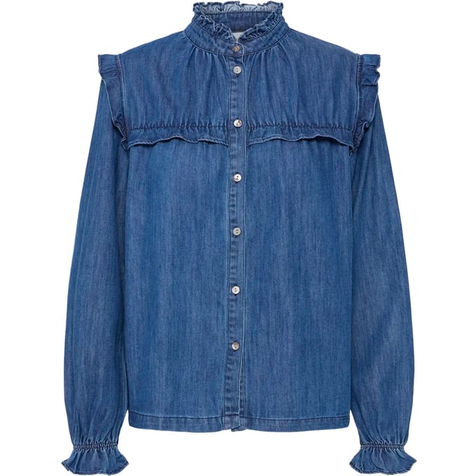 Shirt met ruches voor dames Pulz Jeans Malia