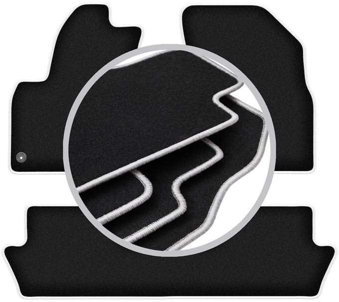 CARLUX-SILVER automatten voor: Citroen C4 Picasso I minivan (2006-2013)