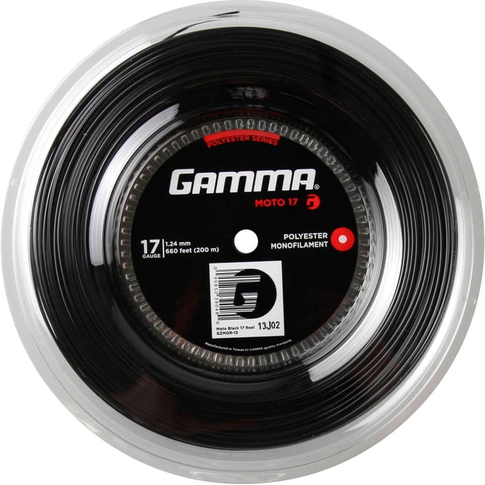 Gamma Moto Rol Snaren 200m-Zwart