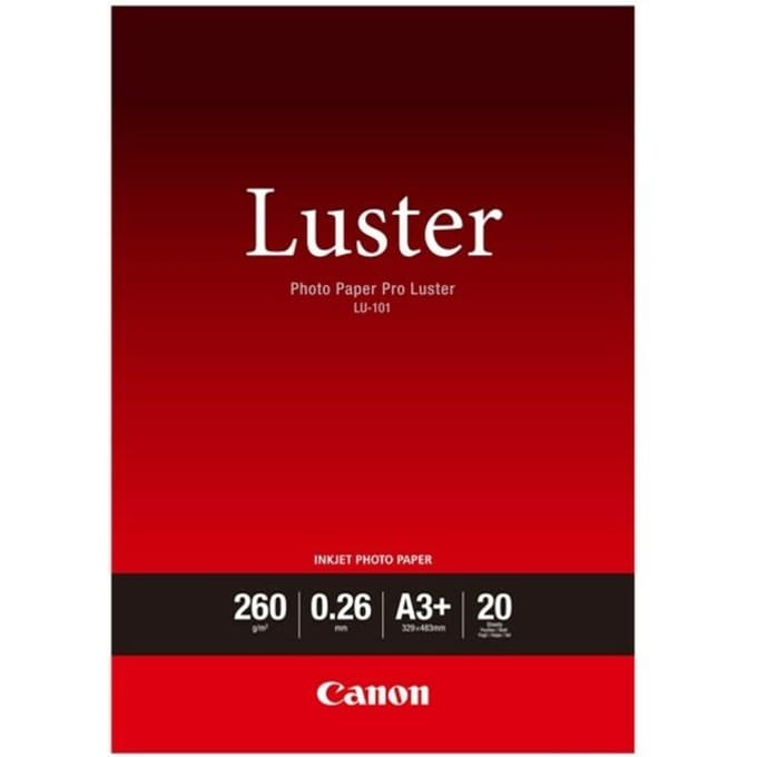 Canon Papier LU-101 / 6211B008 Pro Luster A3+ - 20 sheets