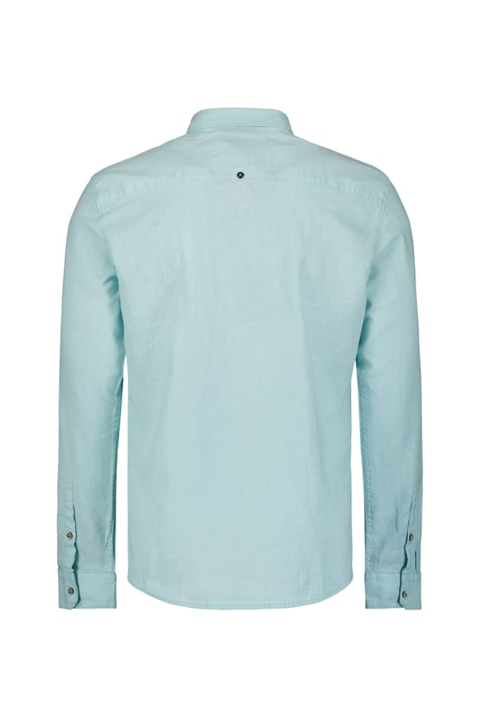 No Excess Shirt Solid With Linen Ice Größe: M | Casual hemden Outlet | Herren | Weiß