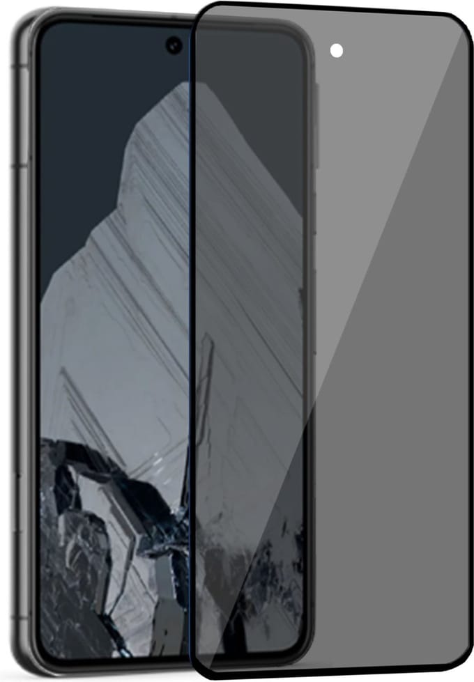 Geschikt voor Google Pixel 8 Pro Screenprotector Privacy - Privacy Beschermglas - Privé GuardCover