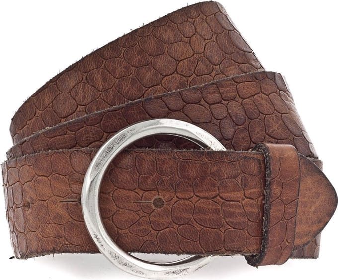 b.belt riem Sue Ledergürtel W75 Mid Brown bruine