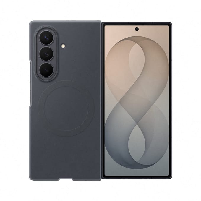 Hoes voor Samsung Galaxy Z Fold8 Ultra F976, Silicone Magnet Case, Zwart EF-EF976CBEGWW