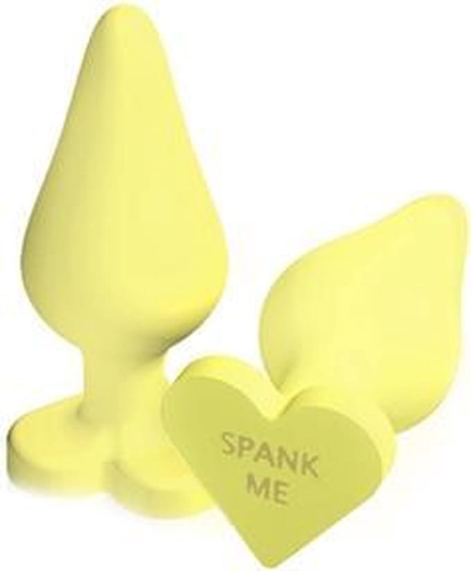 Naughty candy heart - spank me - Buttplug - Blush