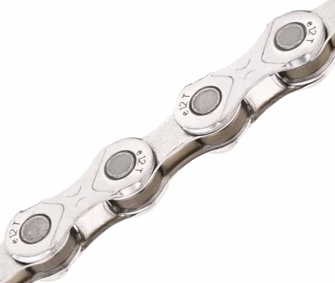 KMC e12 EPT 12-Speed E-Bike Ketting - E12 Silver 128link met quick link