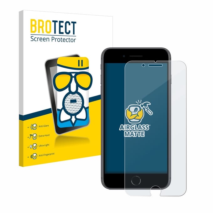 BROTECT - Screenprotector voor Apple iPhone 8 Plus - Folie Beschermfolie Beschermglas matte