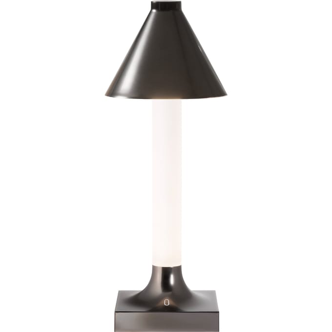 Kartell Goodnight oplaadbare tafellamp met diffuser - titaan glanzend