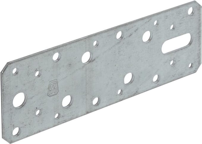 GB Koppelplaat sendzimir verzinkt 180 x 60 x 2.5mm 072210