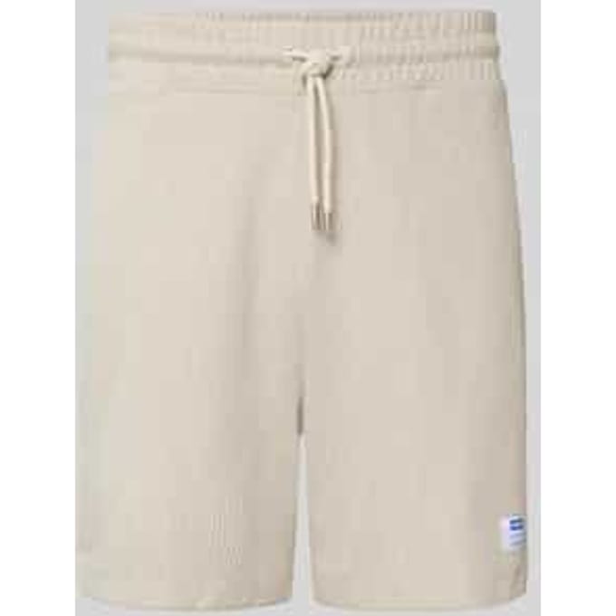 regular fit sweatshorts van katoenmix model 'NUWAFFLO'
