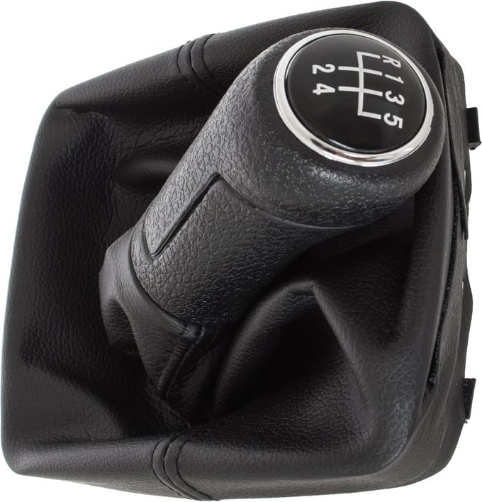 Modecar - VW Polo IV Serie - Versnellingspookknop en Boot - Zwart - 5 Versnellingen