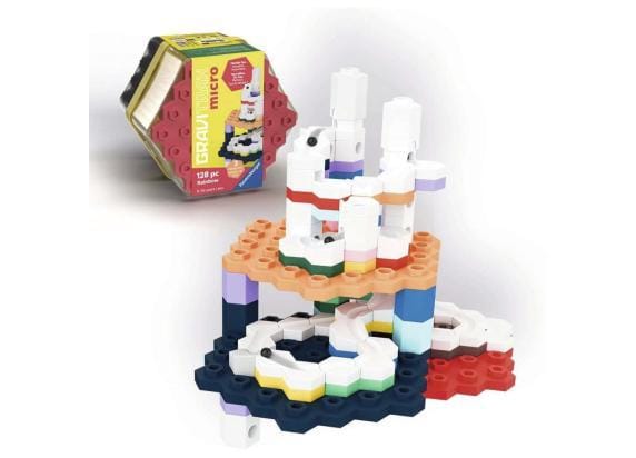 Ravensburger GraviTrax micro Rainbow - Mini Knikkerbaan Bouwset - 128 Onderdelen