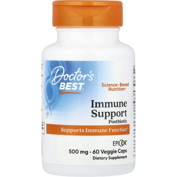Doctor's Best, immuniteit-versterkend postbioticum, 500 mg, 60 plantaardige capsules