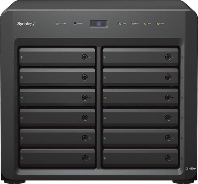 Synology DiskStation DS3622xs+ NAS Tower Ethernet LAN Zwart D-1531
