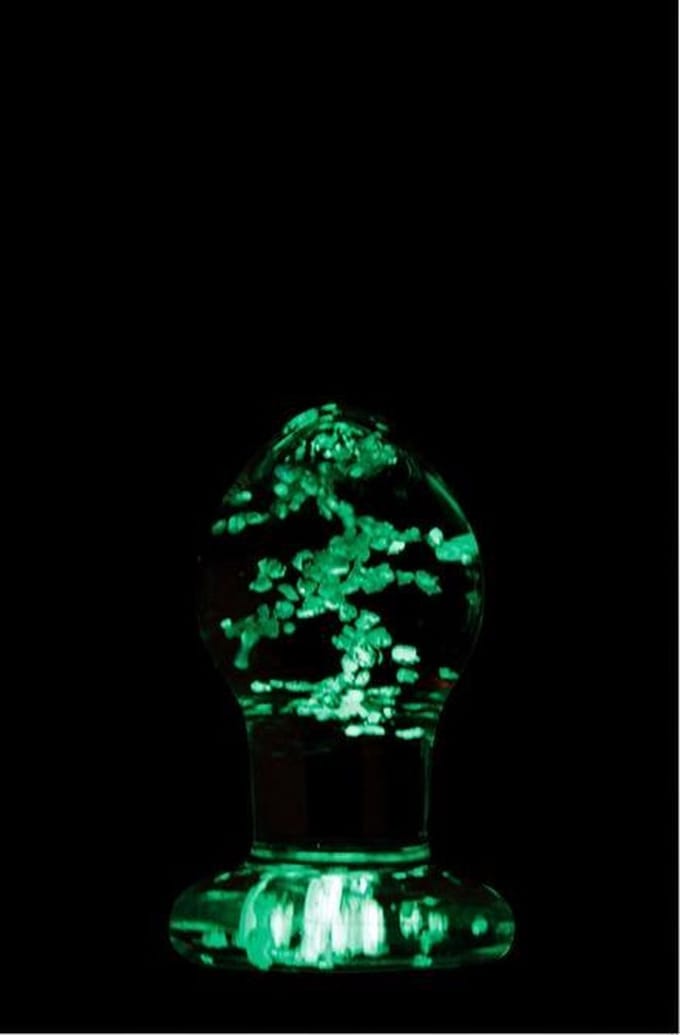 NS Novelties - Firefly Glass Plug - S - Anal Toys Buttplugs Transparant
