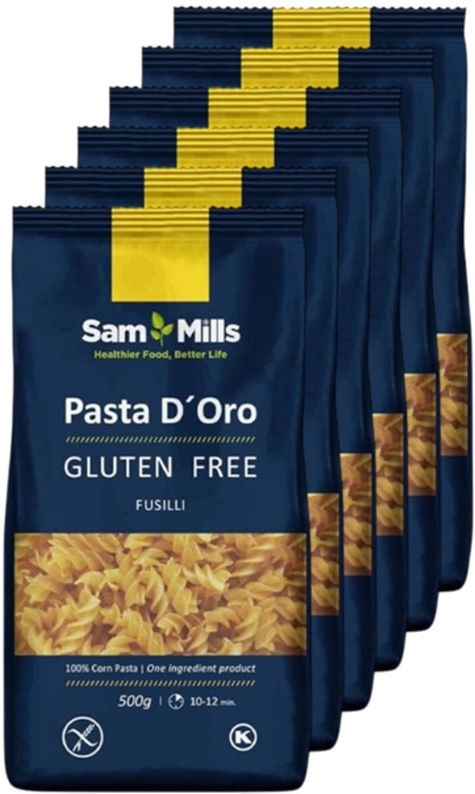Sam Mills | Pasta d'Oro | Fusilli | 6 stuks | 6 x 500 gram