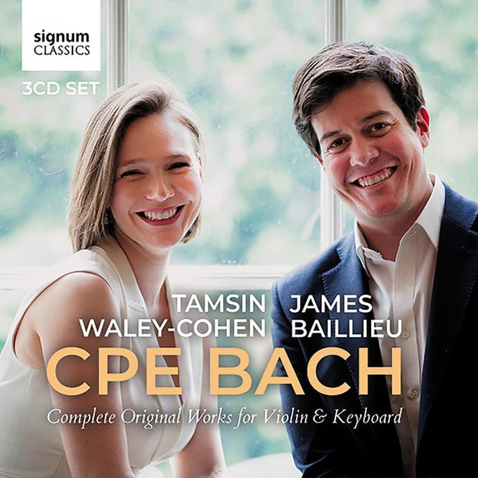 C.P.E. Bach: Complete Works For Violin And Keyboard - Tamsin Waley -cohen & James Bail