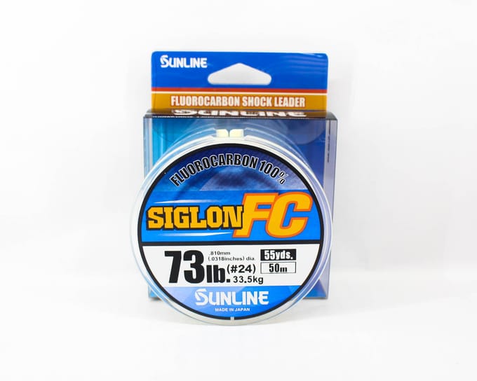 Sunline Fluorocarbon Leider Siglon FC 100% 50m 73lb Diameter 0,81 mm (2071) schoon