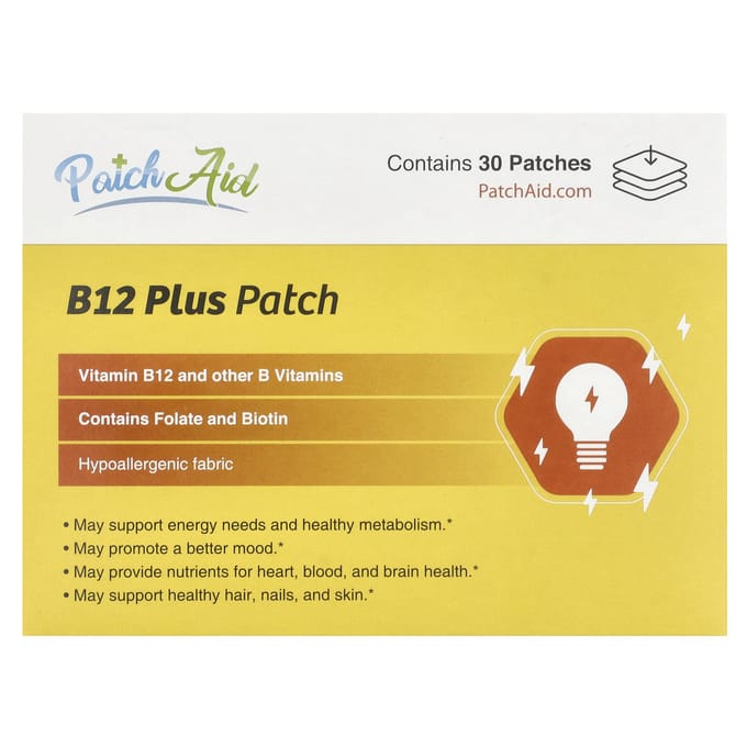 PatchAid, patch B12 Plus, 30 feuilles