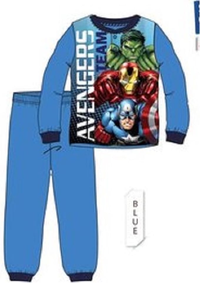 Marvel Avengers Pyjama - Maat 98 - Lichtblauw - Kinderpyjama