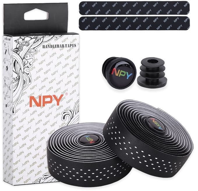 Cloudy - Stuurtape - Stuurlint - Antislip - PU+eva - Lengte: 200cm x 3cm x 3mm - Grijs