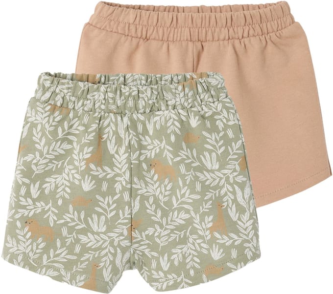 Vertbaudet Set van 2 geboorteshorts van lichte fleece