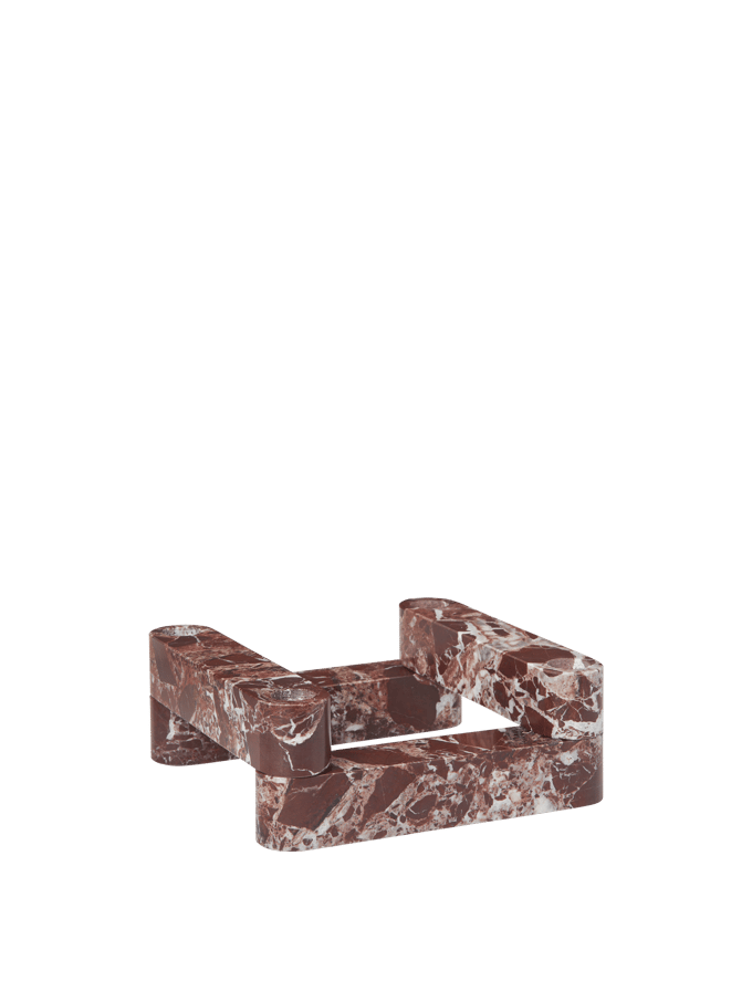 Ferm Living - Newel Modulaire kandelaar (set van 4) - rood