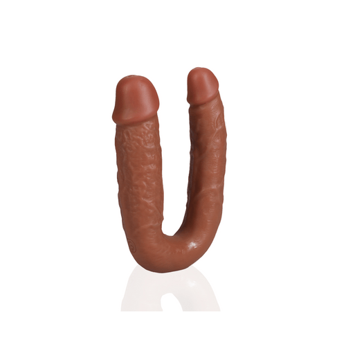 U Shaped Double Dildo 5" / 12,7 cm - Tan