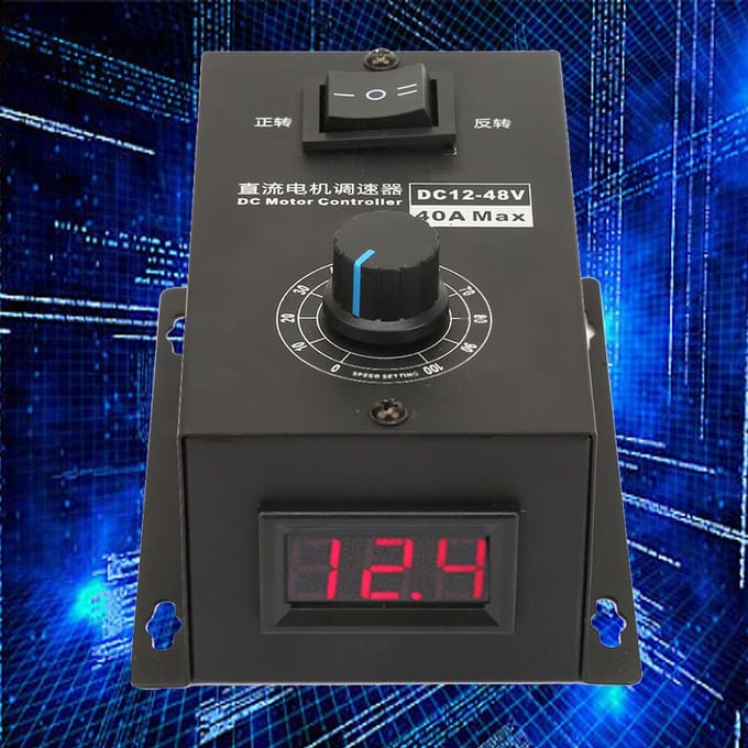 DC 12V~48V 40A Borstelmotor Toerentalregelaar Snelheidsregelmodule Elektrische Controller