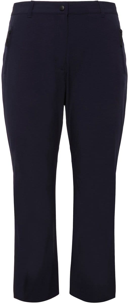 Ulla Popken - Dames - Functionele 7/8-broek sneldrogend comfortabele tailleband - Marine - Maat 44