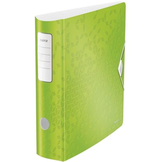 Leitz Active WOW Ordner - Capaciteit van 500 A4-Vel - Rugbreedte van 82mm - Groen