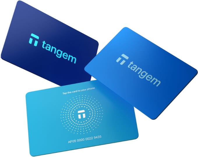 Tangem Wallet - Set Van 3 Kaarten, Electric Night