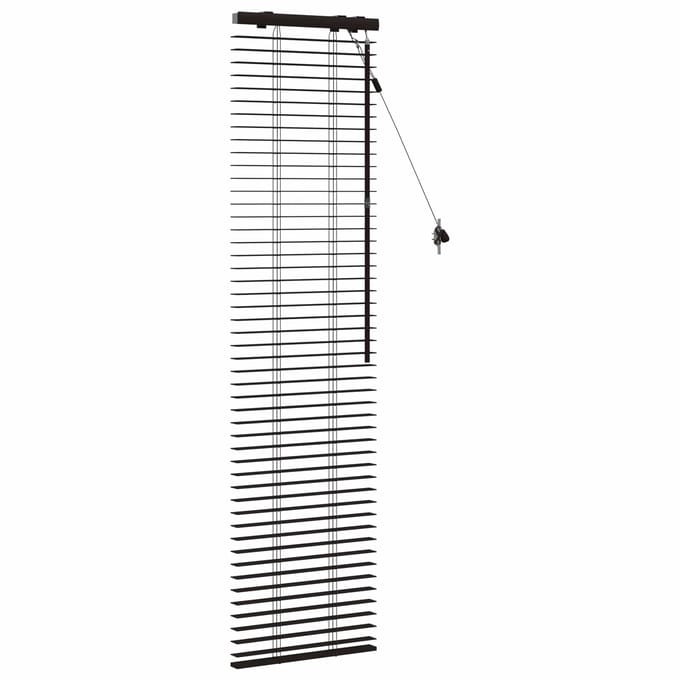 vidaXL - Venetiaanse - jaloezie - Donkerbruin - 45 - x - 160 - cm - 35 - mm